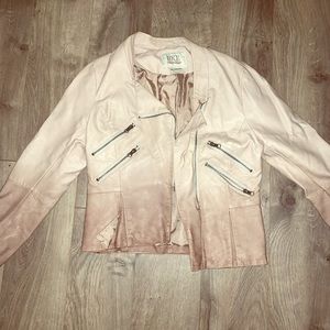 BKE Tan leather jacket